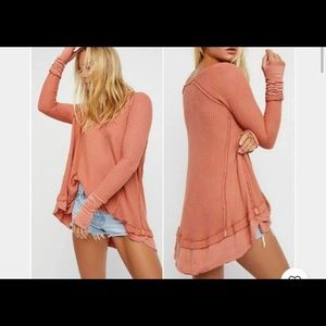 Free People “Laguna Thermal” Top-Black